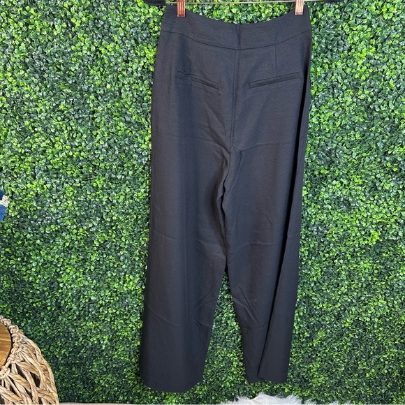 Nwt Anthropologie bishop +‎ young Elegant Black Trousers wide leg pants - Picture 7 of 11